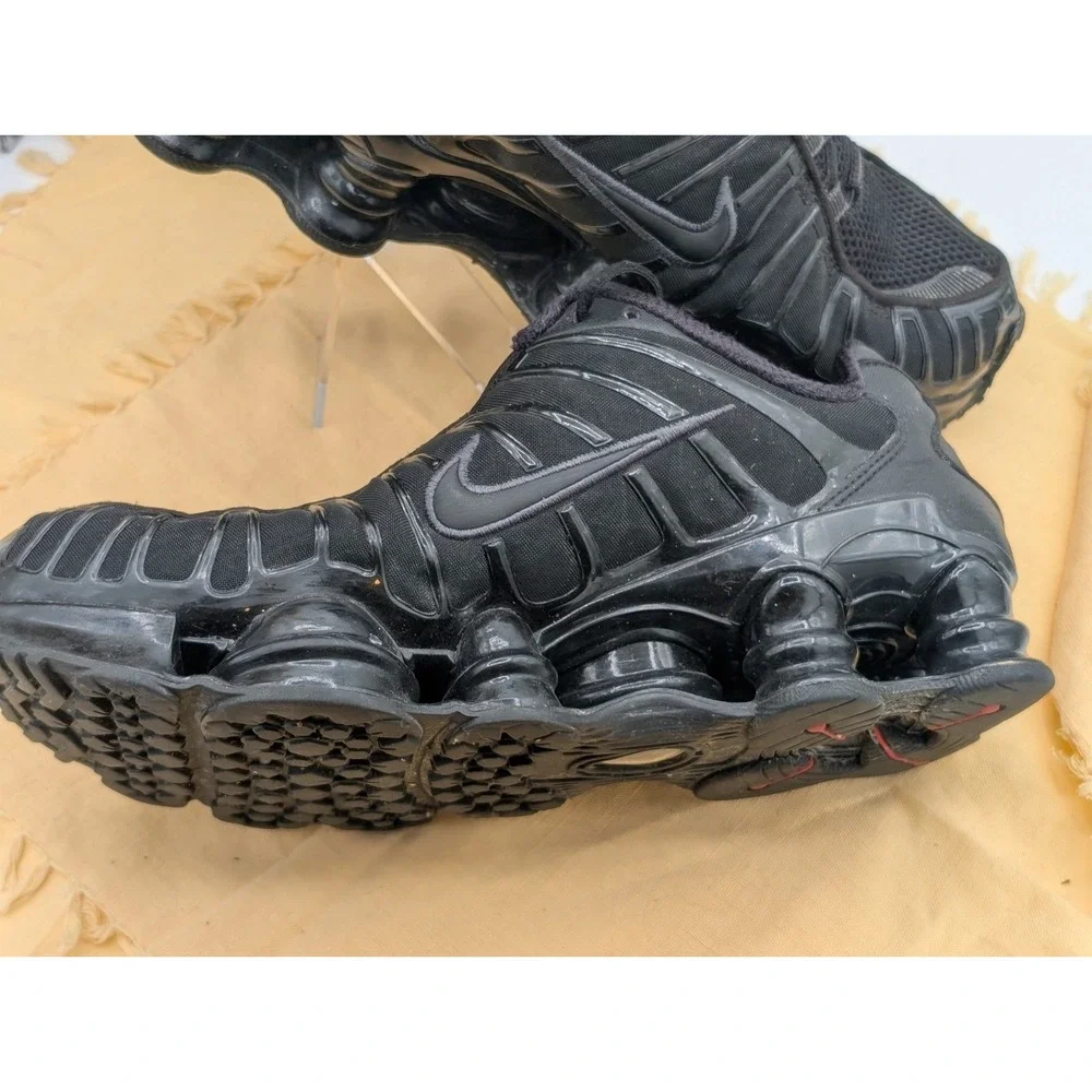 Nike Shox TL Black Metallic Hematite Men's Size 9.5 AV3595-002 Excellent...